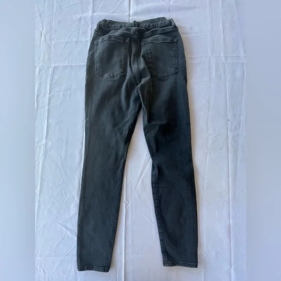 Good American Dark Gray Skinny Jeans - Picture 3 of 4